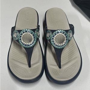 Croc sandals